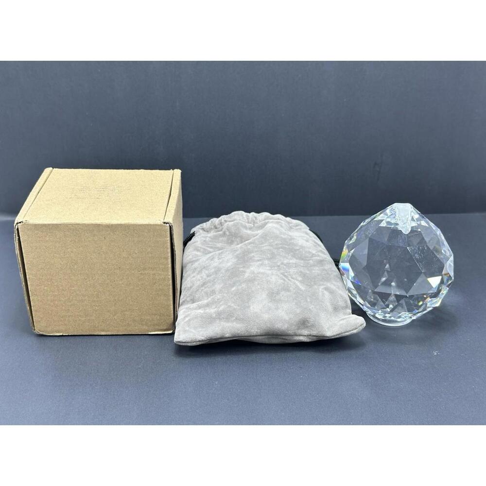 Crystal Prism Ball Chandelier Hanging Pendant Light Window Sun Catcher Christmas
